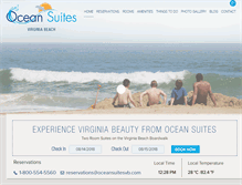 Tablet Screenshot of oceansuitesvb.com